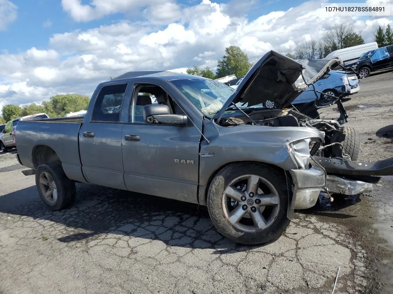 2008 Dodge Ram 1500 St VIN: 1D7HU18278S584891 Lot: 52604094