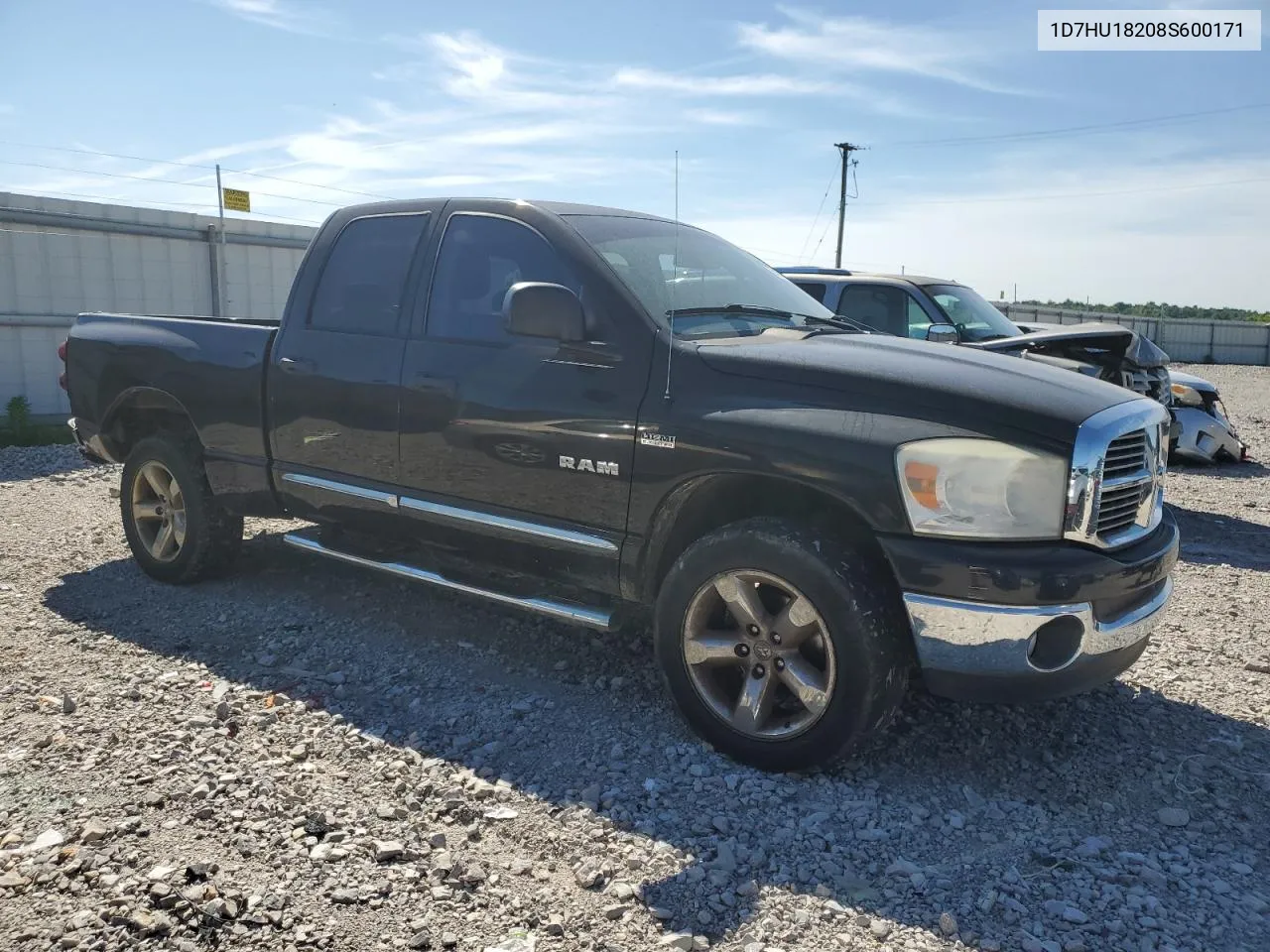 2008 Dodge Ram 1500 St VIN: 1D7HU18208S600171 Lot: 55489364