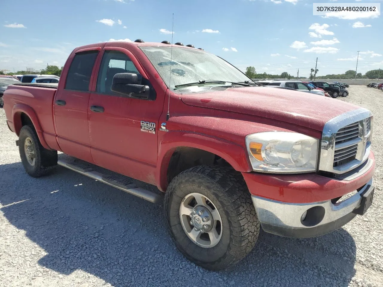 2008 Dodge Ram 2500 St VIN: 3D7KS28A48G200162 Lot: 57453954