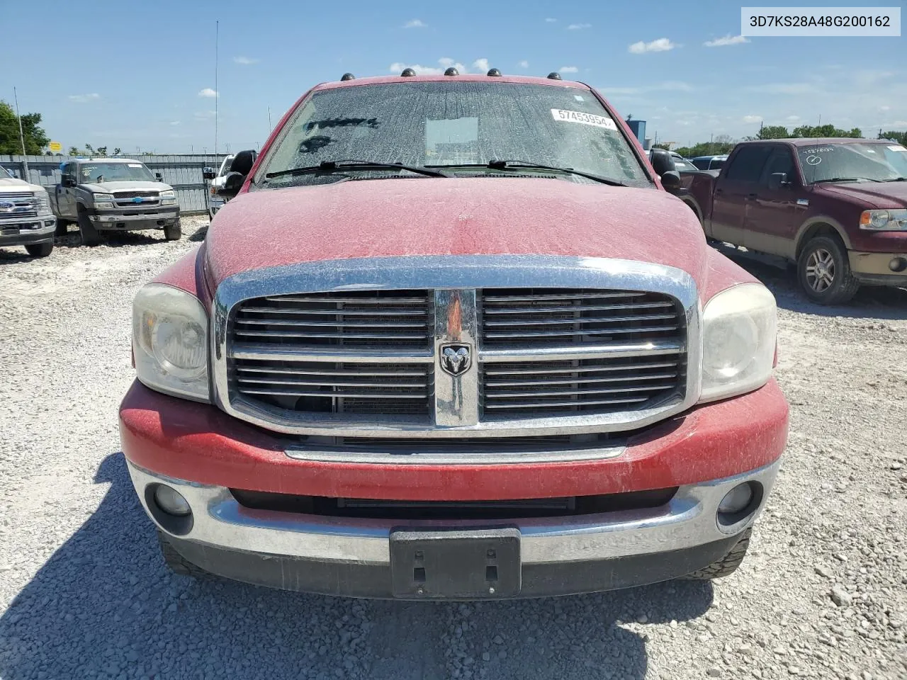 2008 Dodge Ram 2500 St VIN: 3D7KS28A48G200162 Lot: 57453954