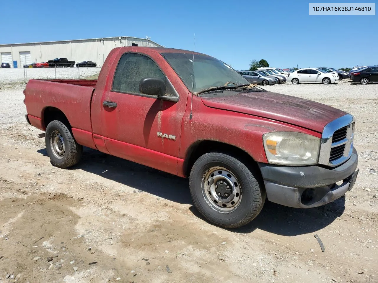 2008 Dodge Ram 1500 St VIN: 1D7HA16K38J146810 Lot: 57791864