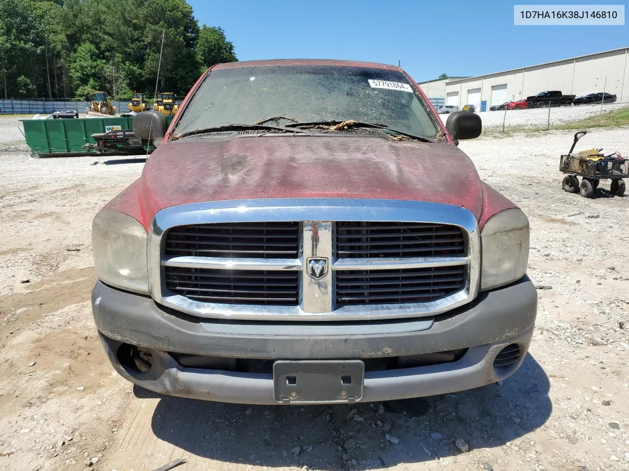 2008 Dodge Ram 1500 St VIN: 1D7HA16K38J146810 Lot: 57791864