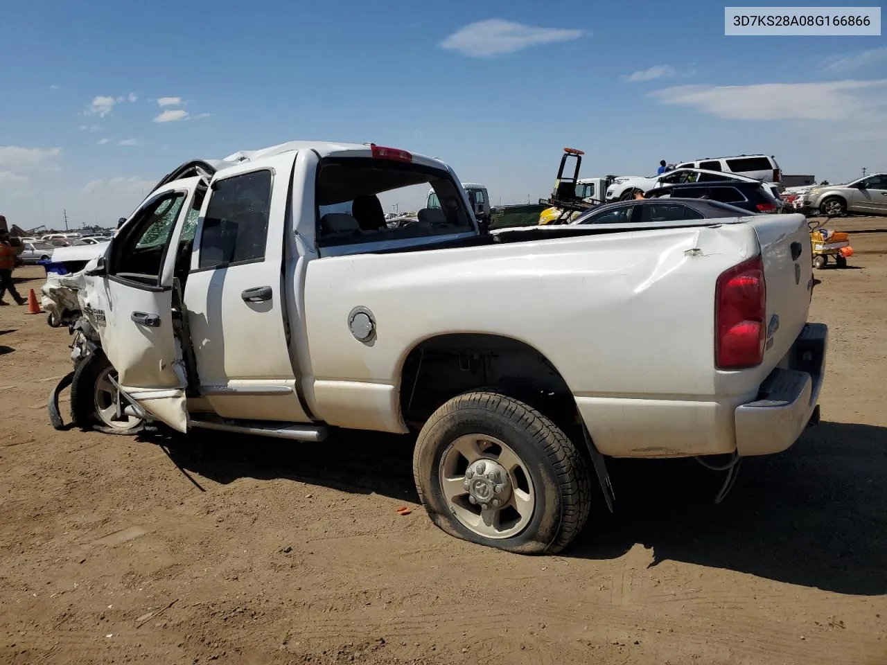 2008 Dodge Ram 2500 St VIN: 3D7KS28A08G166866 Lot: 59375454