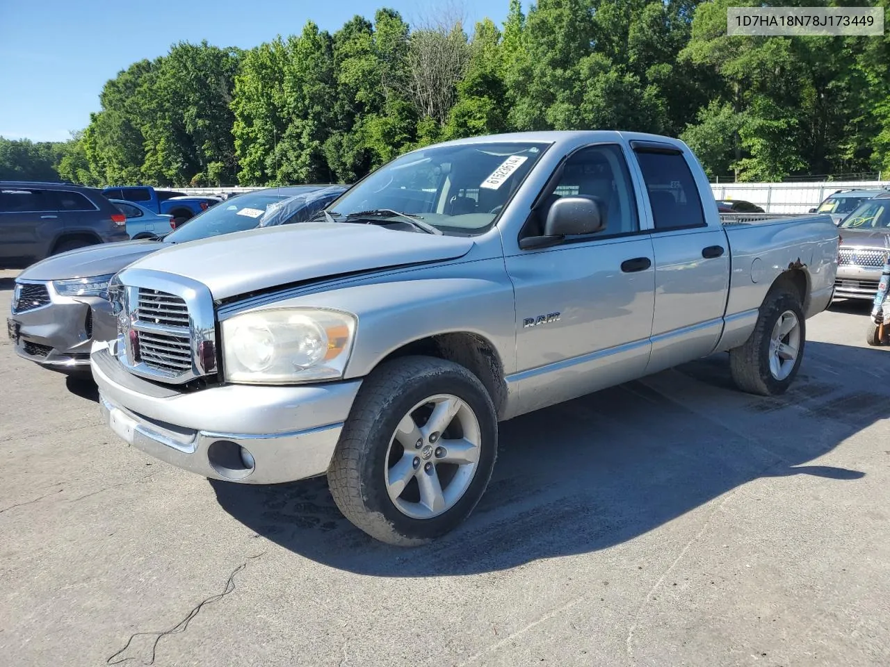 2008 Dodge Ram 1500 St VIN: 1D7HA18N78J173449 Lot: 61523614