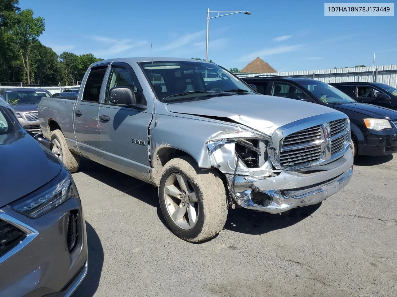 2008 Dodge Ram 1500 St VIN: 1D7HA18N78J173449 Lot: 61523614