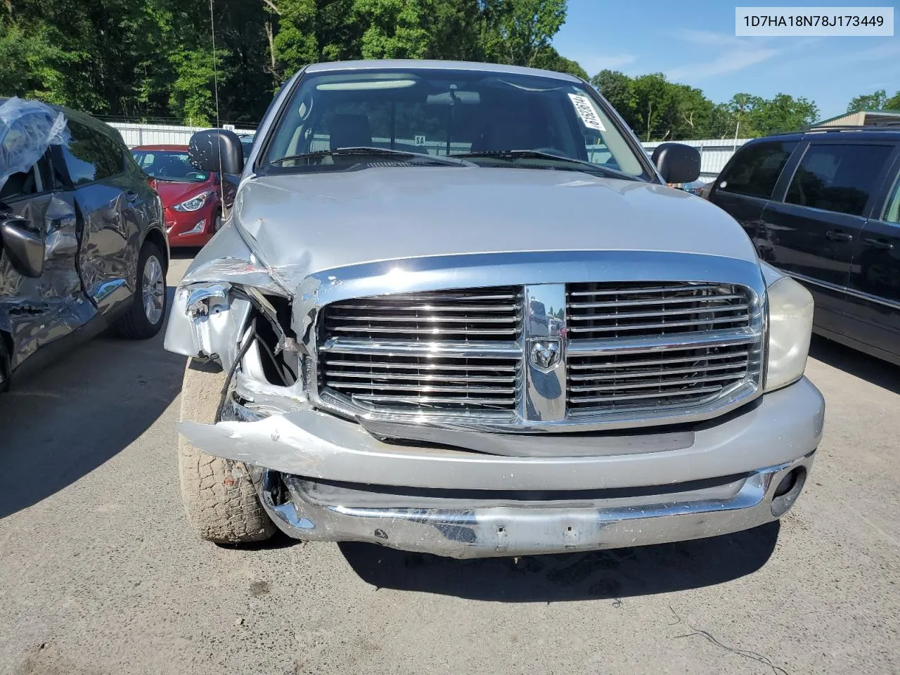 2008 Dodge Ram 1500 St VIN: 1D7HA18N78J173449 Lot: 61523614