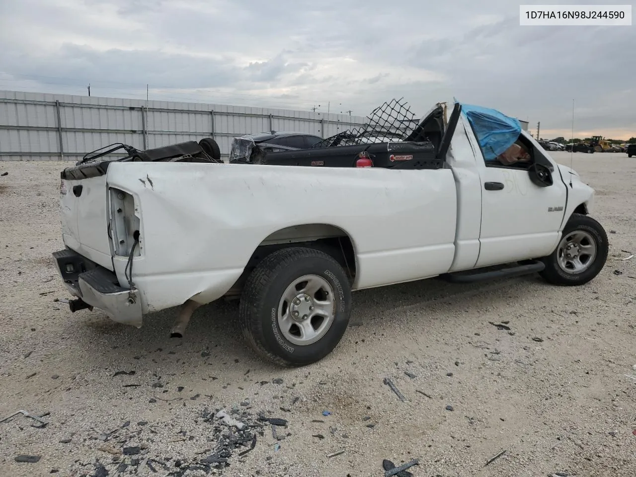 2008 Dodge Ram 1500 St VIN: 1D7HA16N98J244590 Lot: 62113314