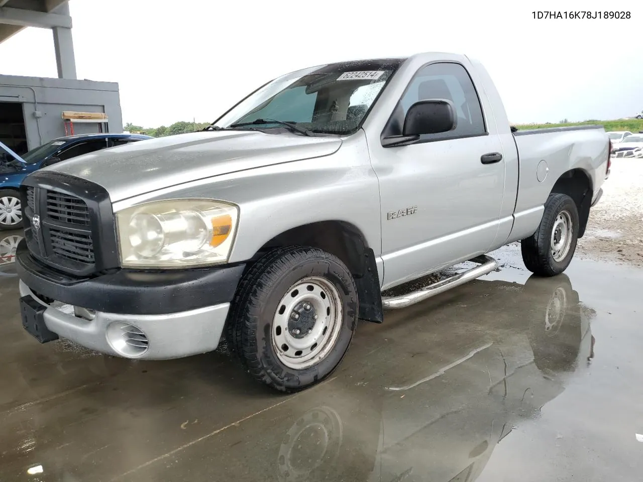 2008 Dodge Ram 1500 St VIN: 1D7HA16K78J189028 Lot: 62242514