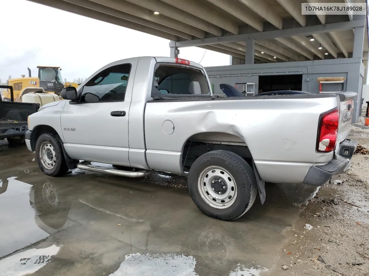 2008 Dodge Ram 1500 St VIN: 1D7HA16K78J189028 Lot: 62242514