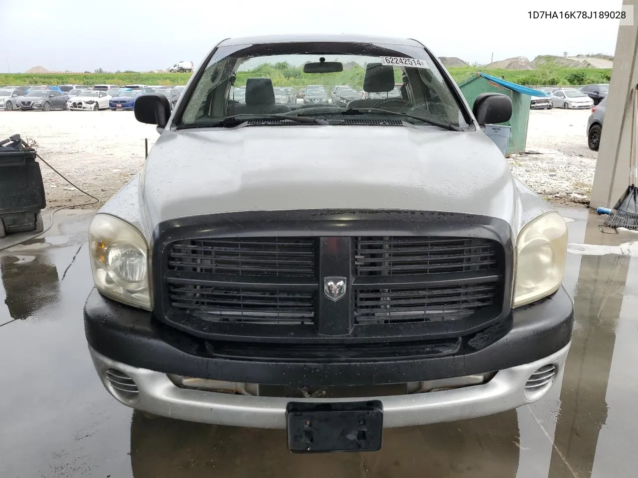 2008 Dodge Ram 1500 St VIN: 1D7HA16K78J189028 Lot: 62242514