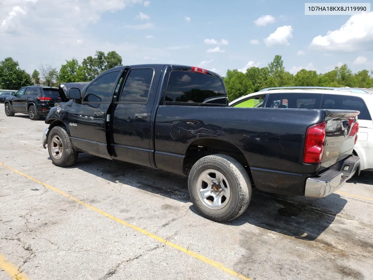 2008 Dodge Ram 1500 St VIN: 1D7HA18KX8J119990 Lot: 62489254