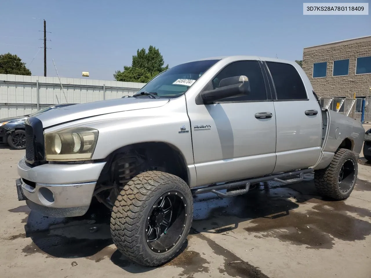 2008 Dodge Ram 2500 St VIN: 3D7KS28A78G118409 Lot: 64504704