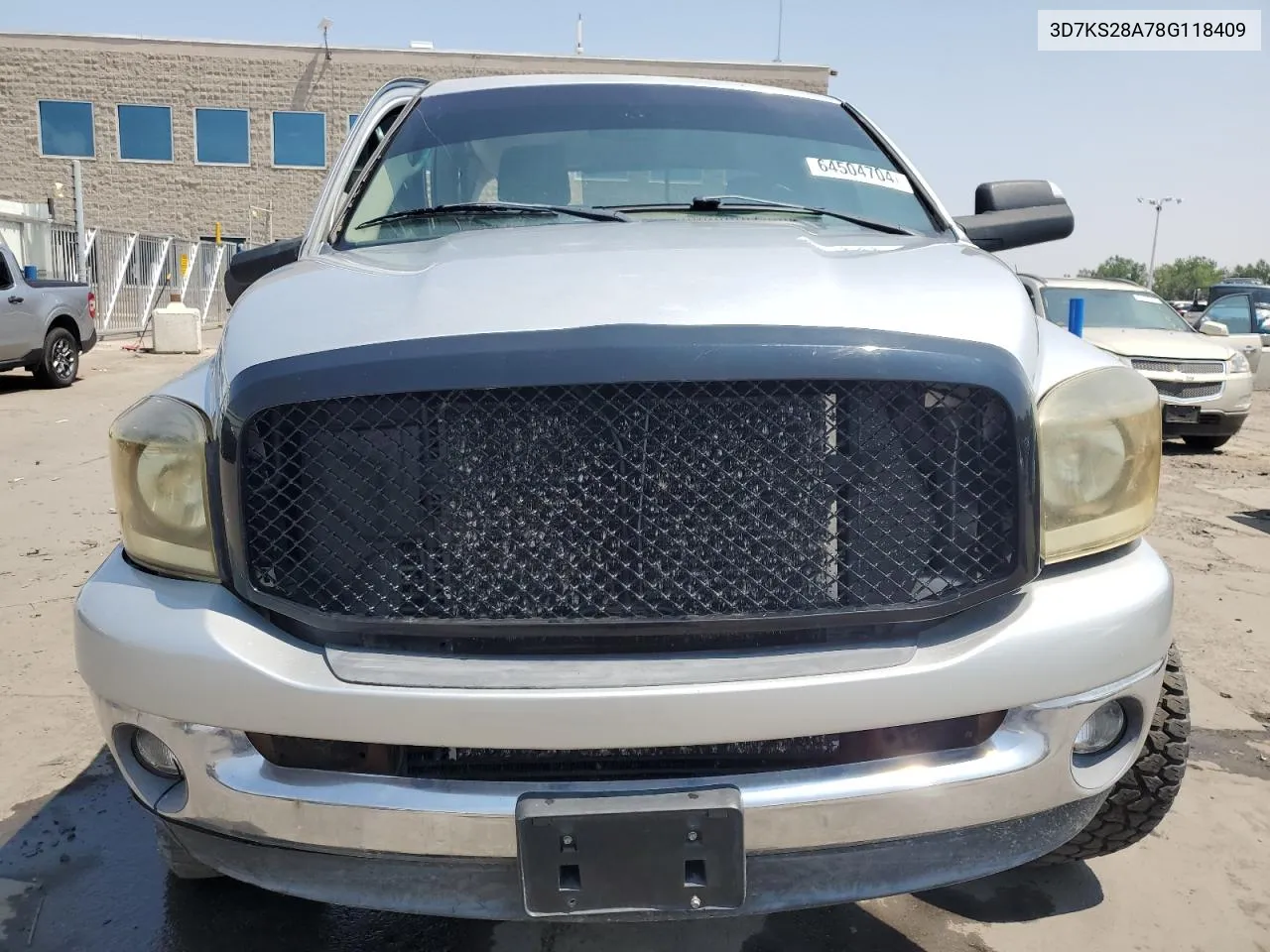 2008 Dodge Ram 2500 St VIN: 3D7KS28A78G118409 Lot: 64504704