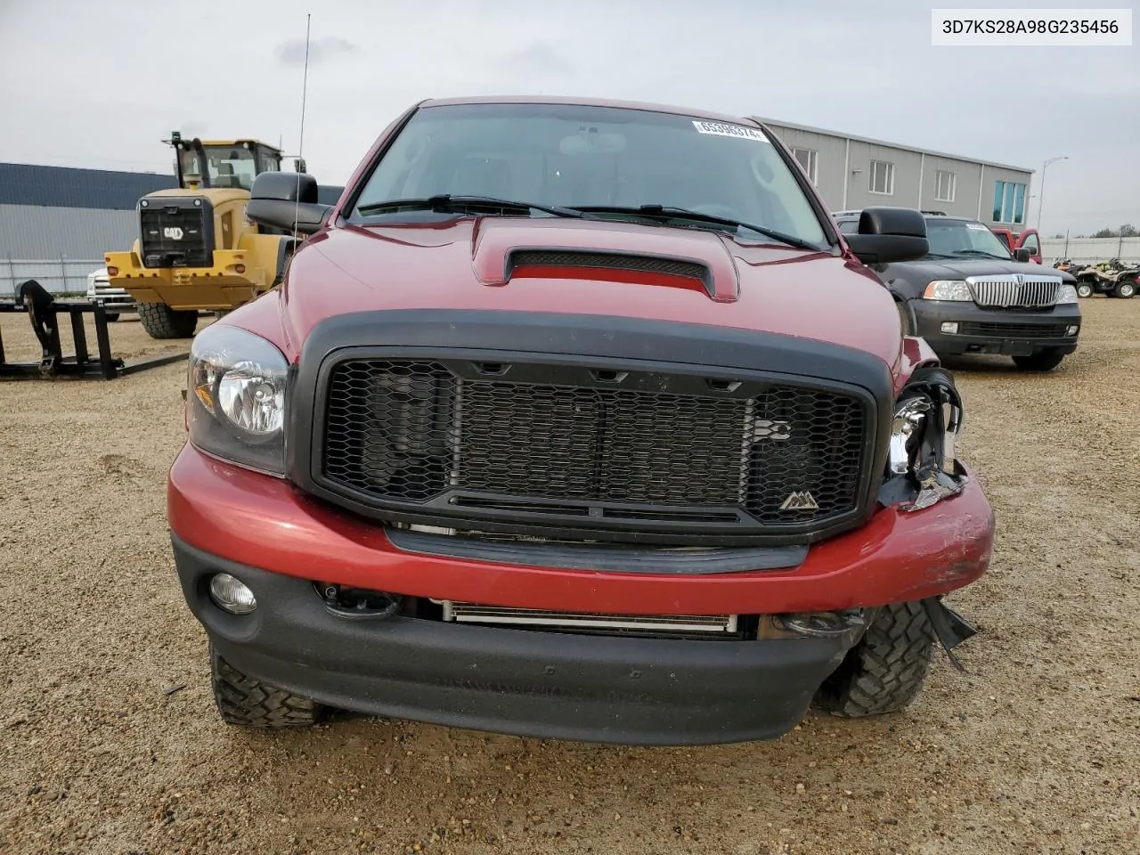 2008 Dodge Ram 2500 St VIN: 3D7KS28A98G235456 Lot: 65396374