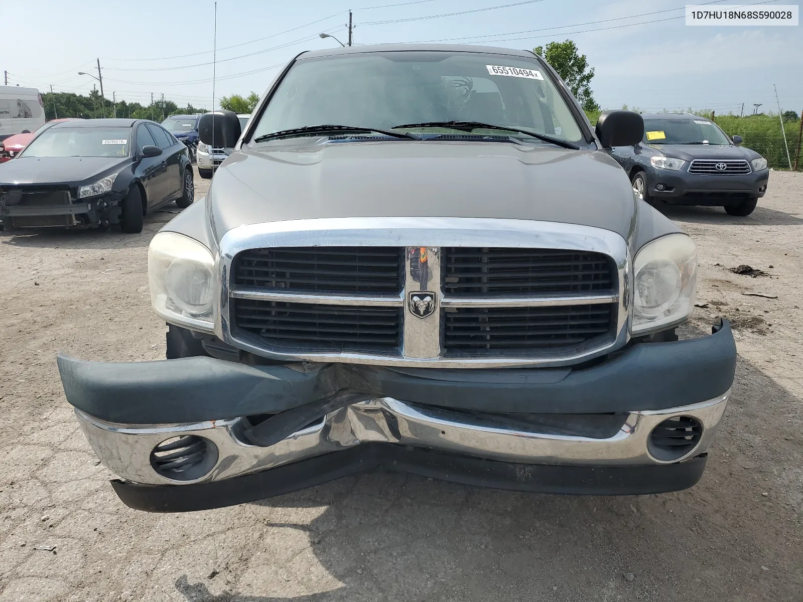 2008 Dodge Ram 1500 St VIN: 1D7HU18N68S590028 Lot: 65510494