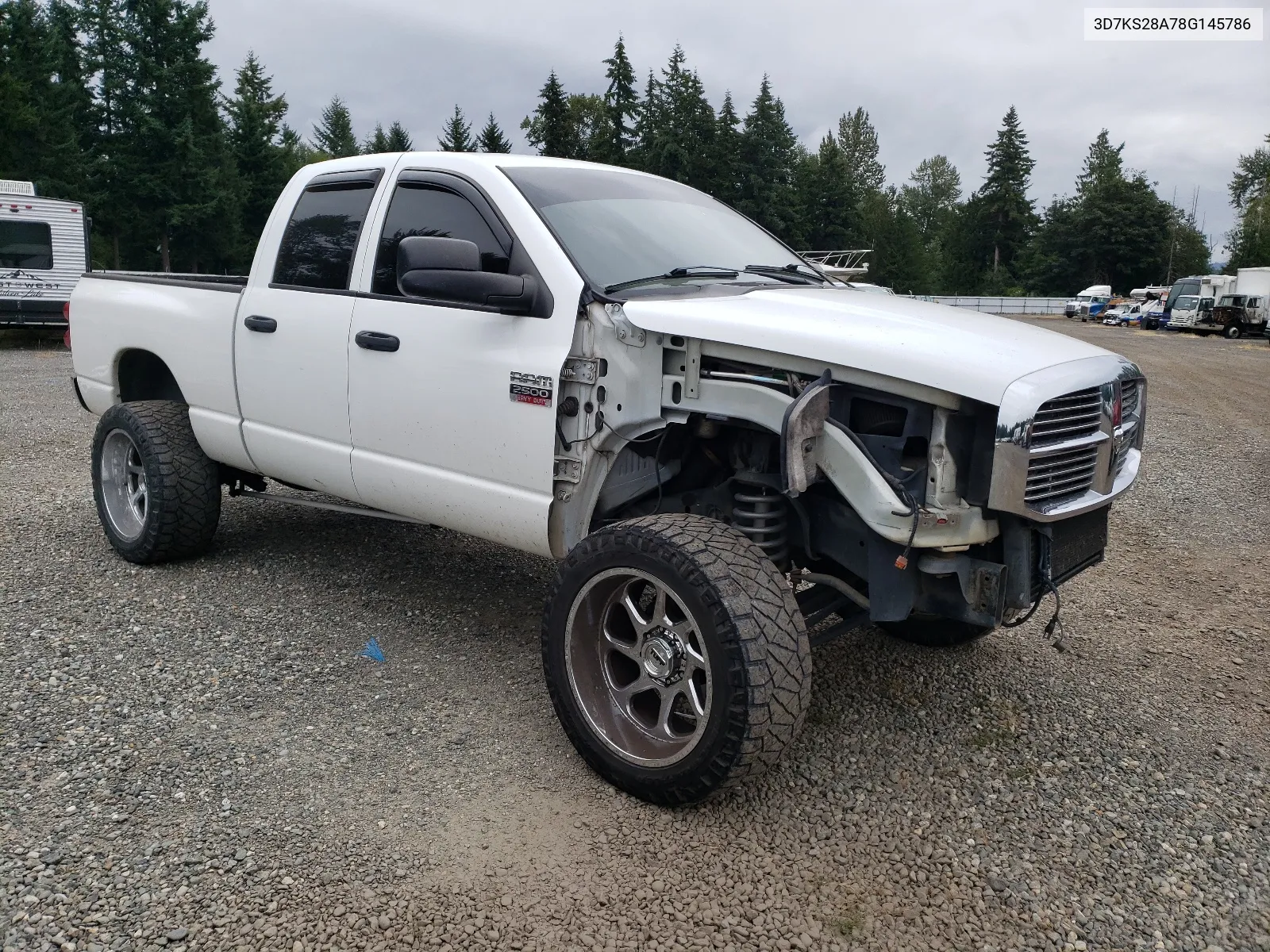 2008 Dodge Ram 2500 St VIN: 3D7KS28A78G145786 Lot: 66846704