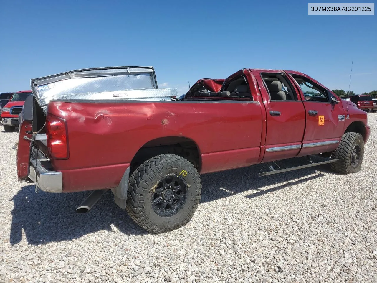 2008 Dodge Ram 3500 St VIN: 3D7MX38A78G201225 Lot: 67330714