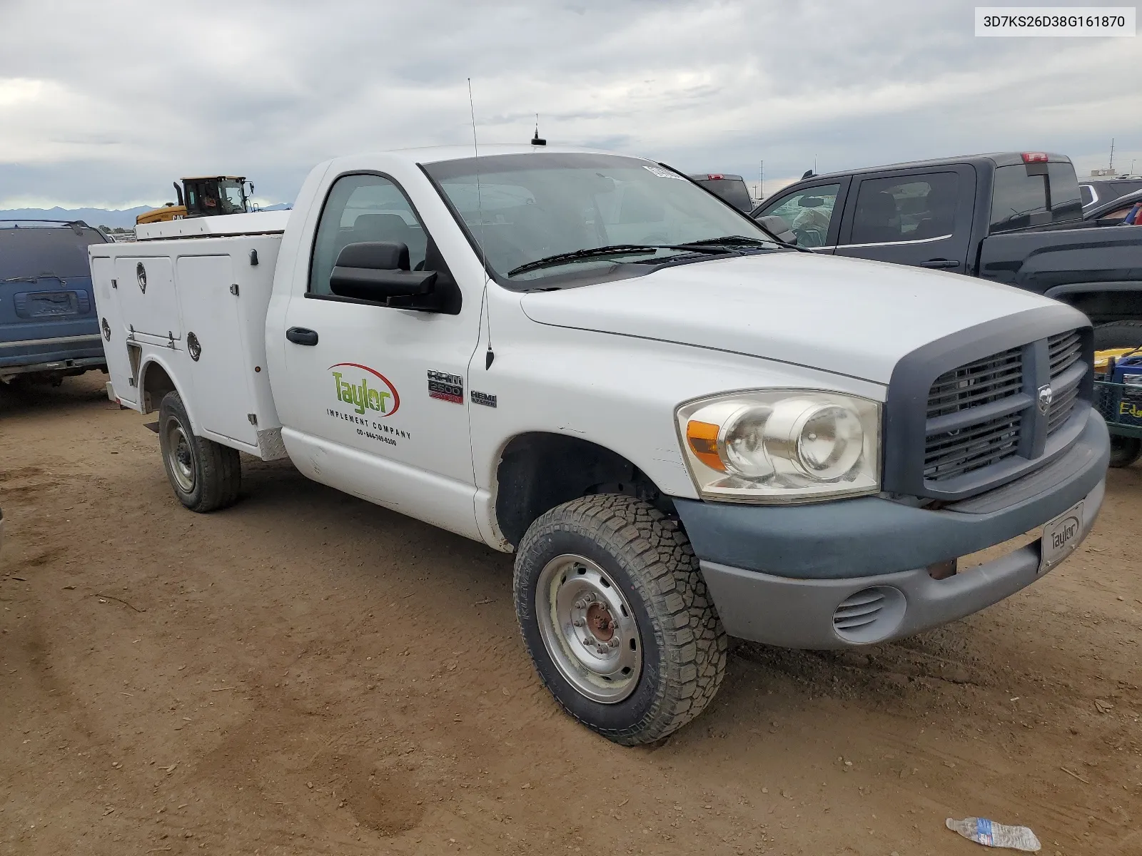 2008 Dodge Ram 2500 St VIN: 3D7KS26D38G161870 Lot: 67470634