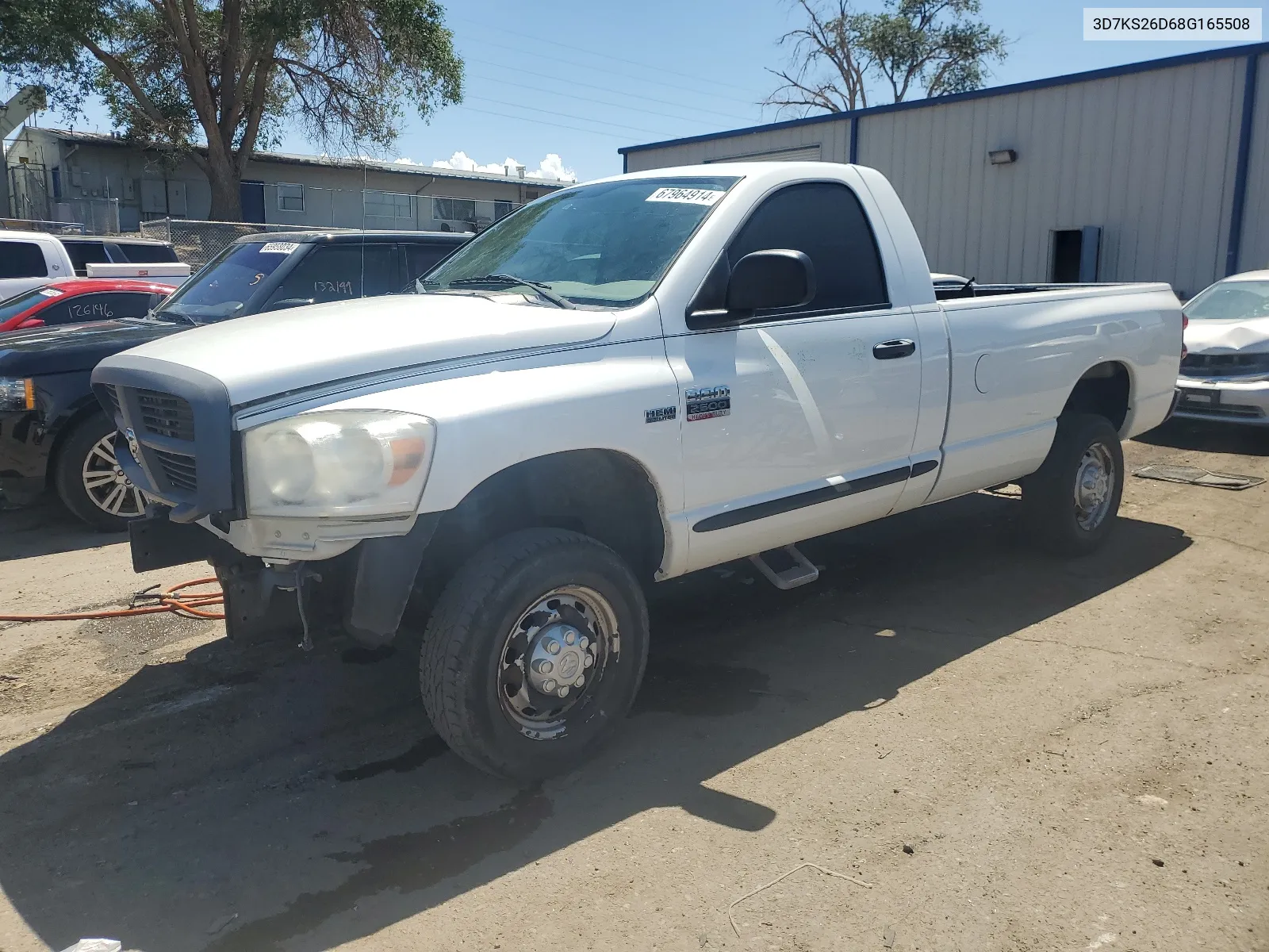 2008 Dodge Ram 2500 St VIN: 3D7KS26D68G165508 Lot: 67964914