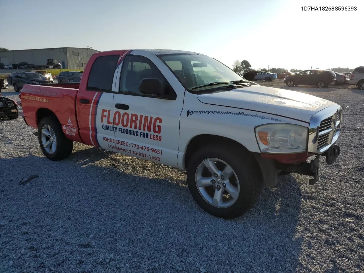 2008 Dodge Ram 1500 St VIN: 1D7HA18268S596393 Lot: 67966334