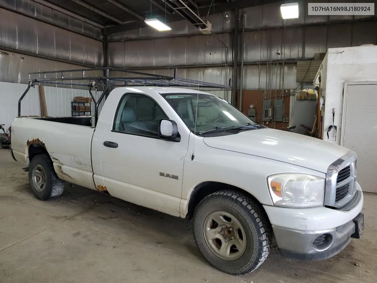 2008 Dodge Ram 1500 St VIN: 1D7HA16N98J180924 Lot: 68021294