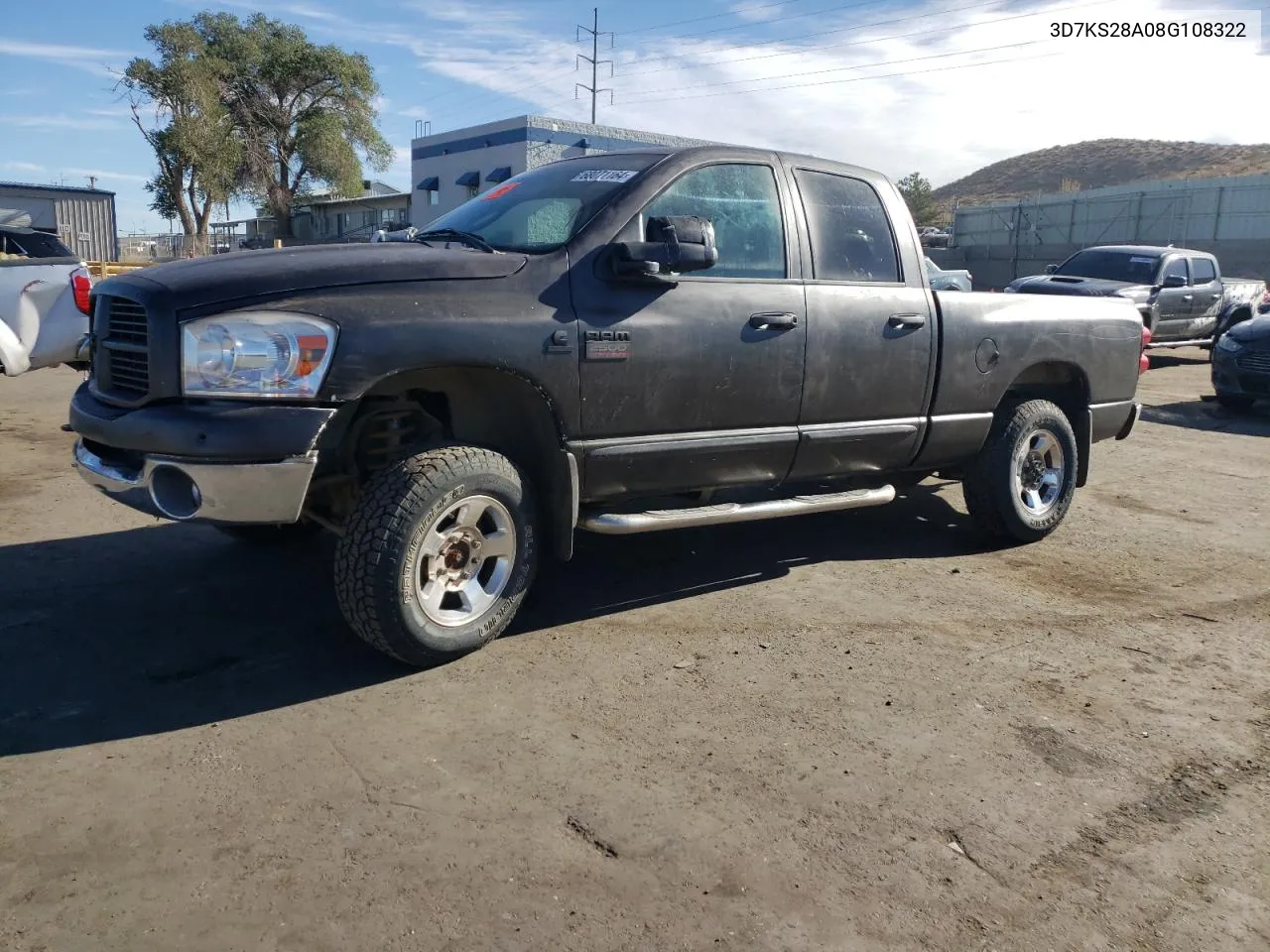 2008 Dodge Ram 2500 St VIN: 3D7KS28A08G108322 Lot: 68071164