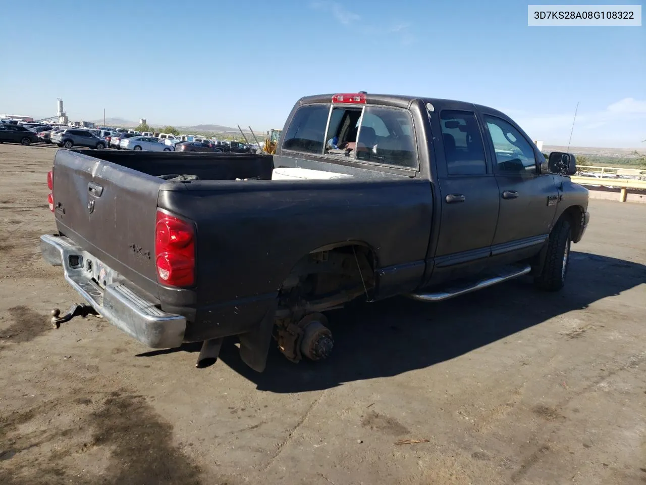 2008 Dodge Ram 2500 St VIN: 3D7KS28A08G108322 Lot: 68071164