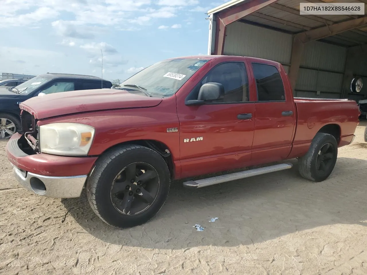 2008 Dodge Ram 1500 St VIN: 1D7HA182X8S546628 Lot: 68538314