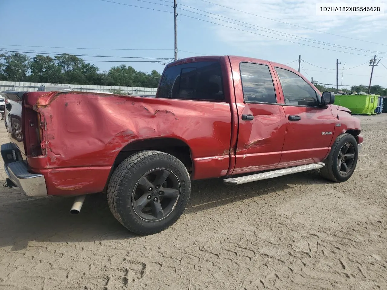 2008 Dodge Ram 1500 St VIN: 1D7HA182X8S546628 Lot: 68538314