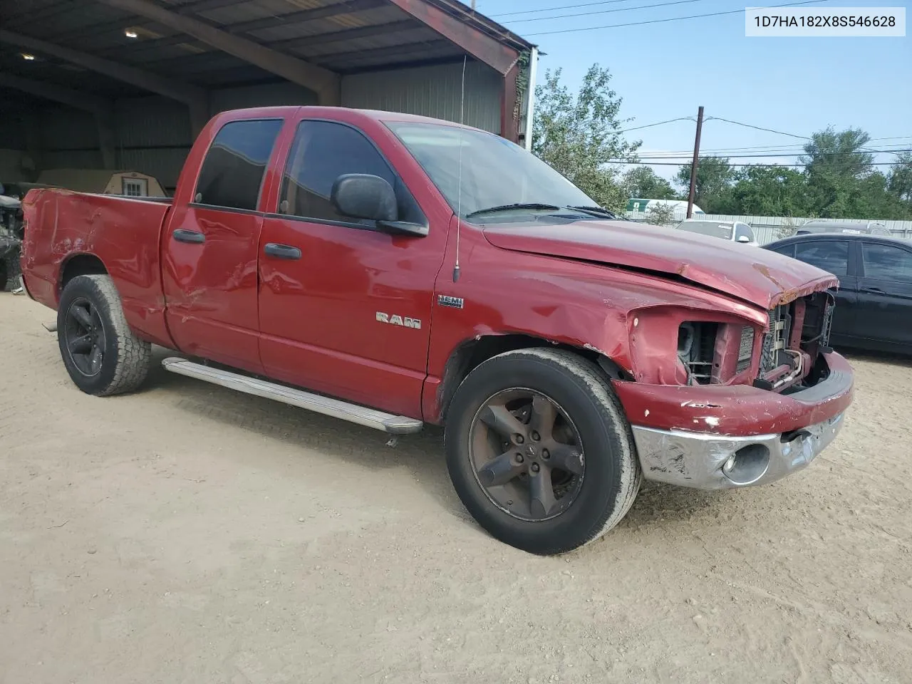 2008 Dodge Ram 1500 St VIN: 1D7HA182X8S546628 Lot: 68538314