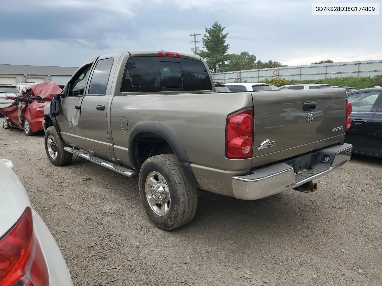 2008 Dodge Ram 2500 St VIN: 3D7KS28D38G174809 Lot: 68677534