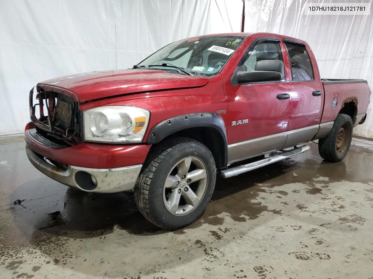 2008 Dodge Ram 1500 St VIN: 1D7HU18218J121781 Lot: 69041434