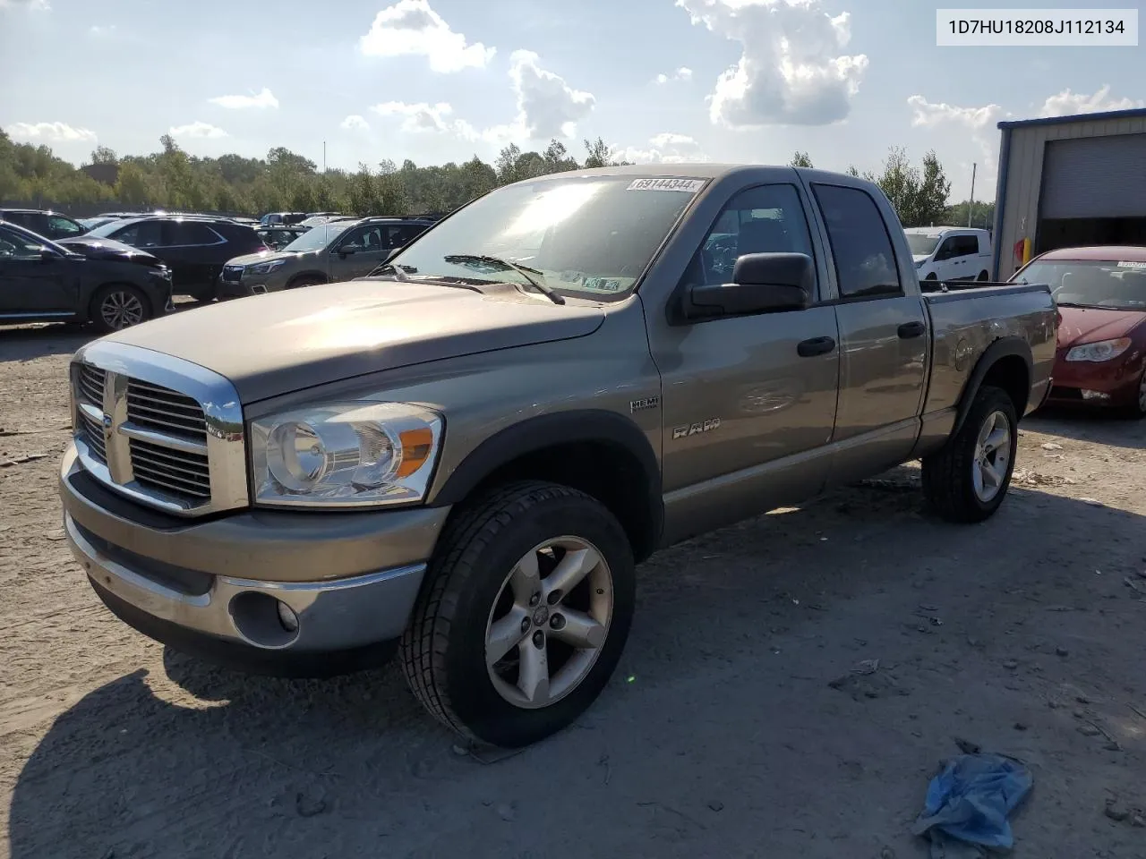 2008 Dodge Ram 1500 St VIN: 1D7HU18208J112134 Lot: 69144344