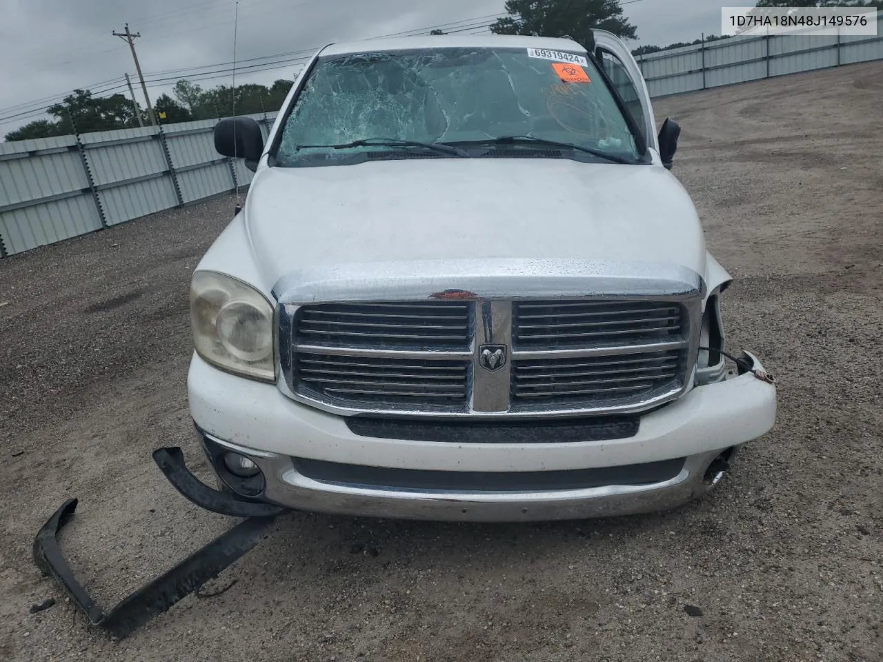 1D7HA18N48J149576 2008 Dodge Ram 1500 St