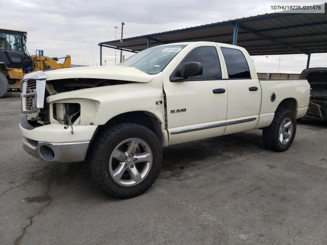 2008 Dodge Ram 1500 St VIN: 1D7HU18228J231478 Lot: 69321094