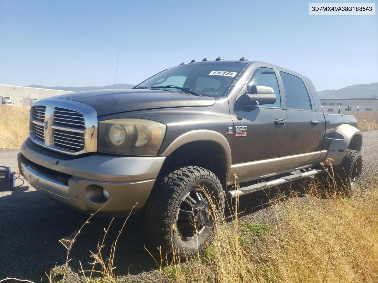 2008 Dodge Ram 3500 VIN: 3D7MX49A38G188543 Lot: 69528564