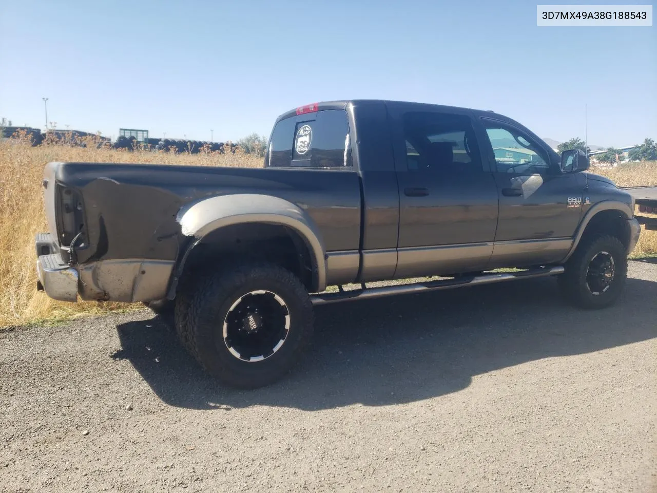 2008 Dodge Ram 3500 VIN: 3D7MX49A38G188543 Lot: 69528564