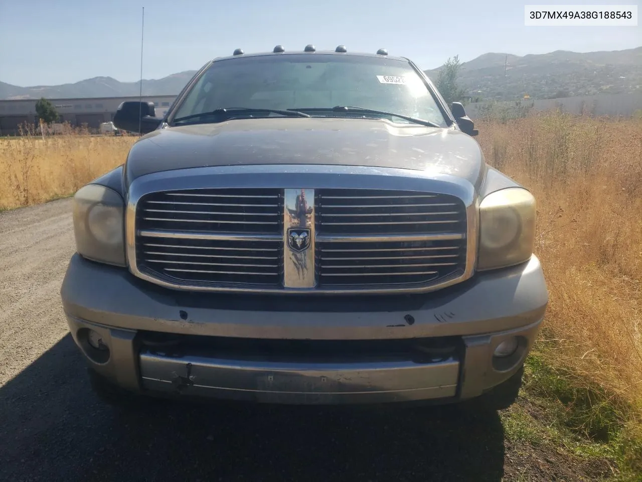 2008 Dodge Ram 3500 VIN: 3D7MX49A38G188543 Lot: 69528564