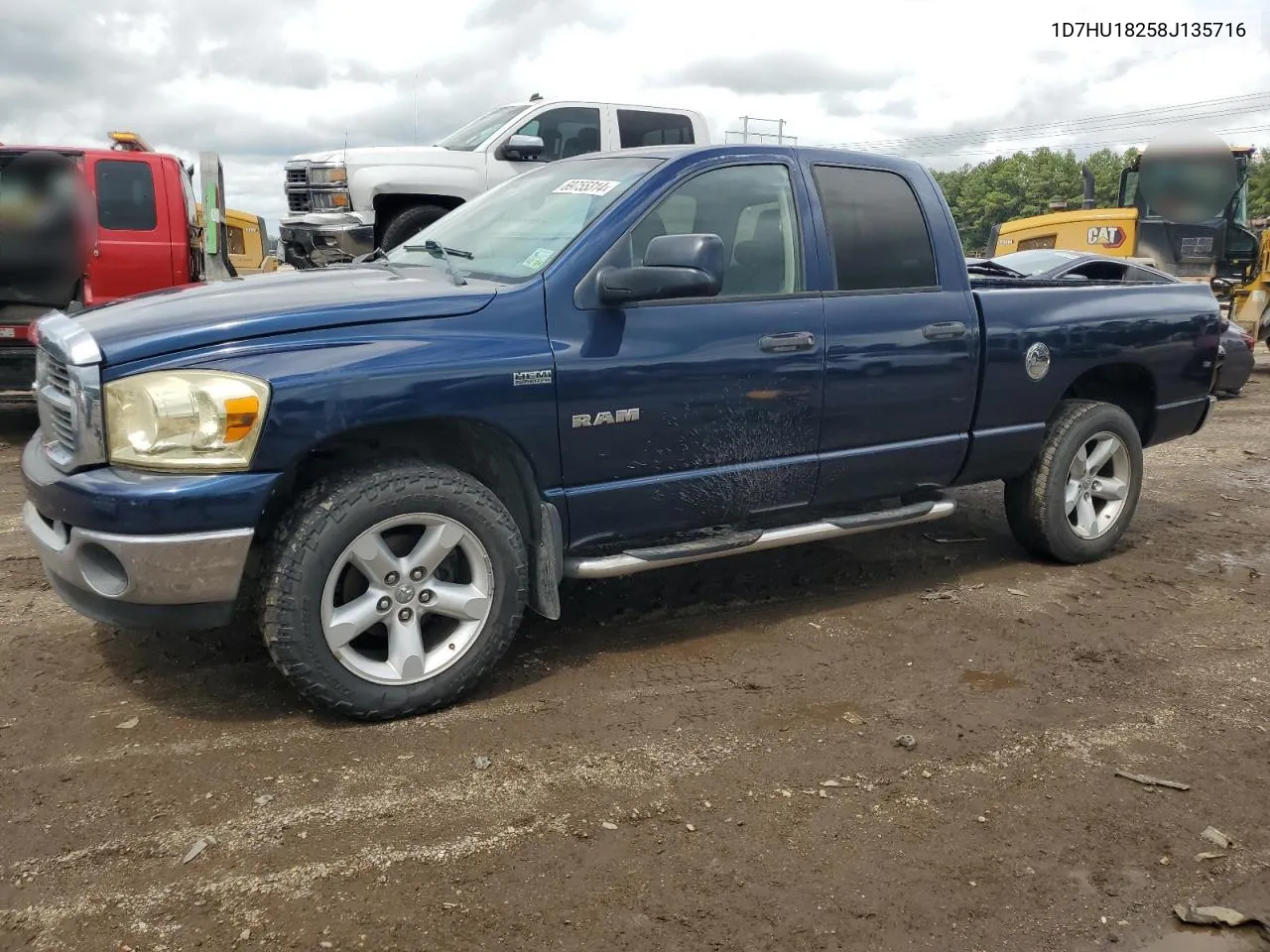 2008 Dodge Ram 1500 St VIN: 1D7HU18258J135716 Lot: 69755314