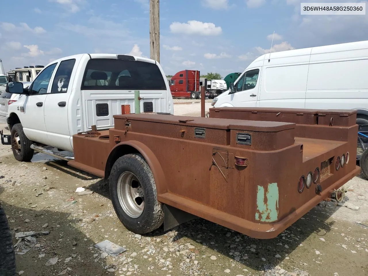 2008 Dodge Ram 3500 St VIN: 3D6WH48A58G250360 Lot: 69869864