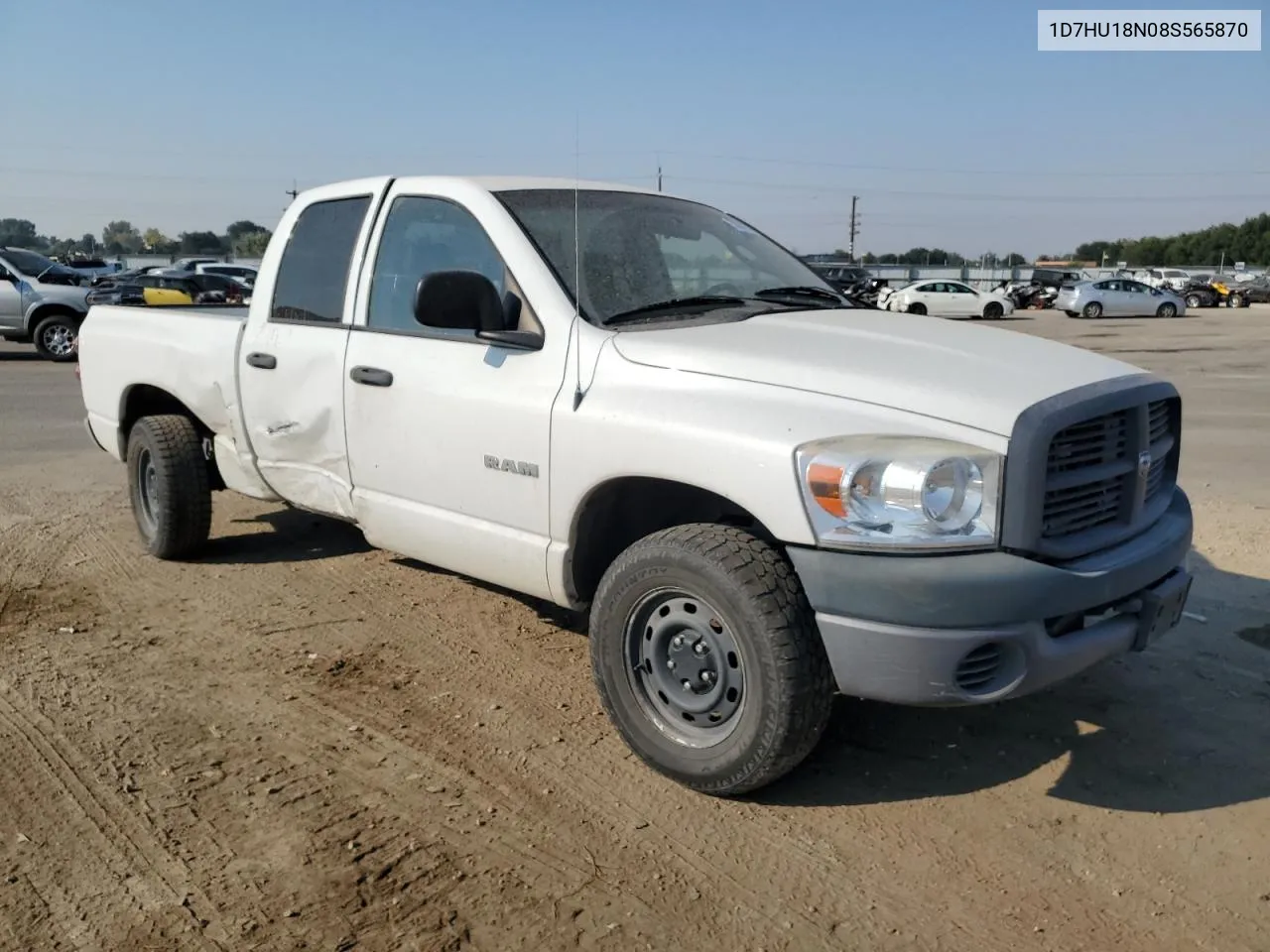 2008 Dodge Ram 1500 St VIN: 1D7HU18N08S565870 Lot: 70062624