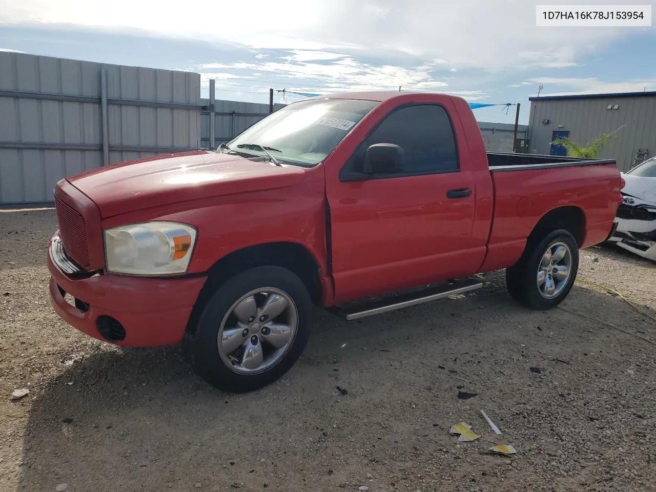 2008 Dodge Ram 1500 St VIN: 1D7HA16K78J153954 Lot: 70517214