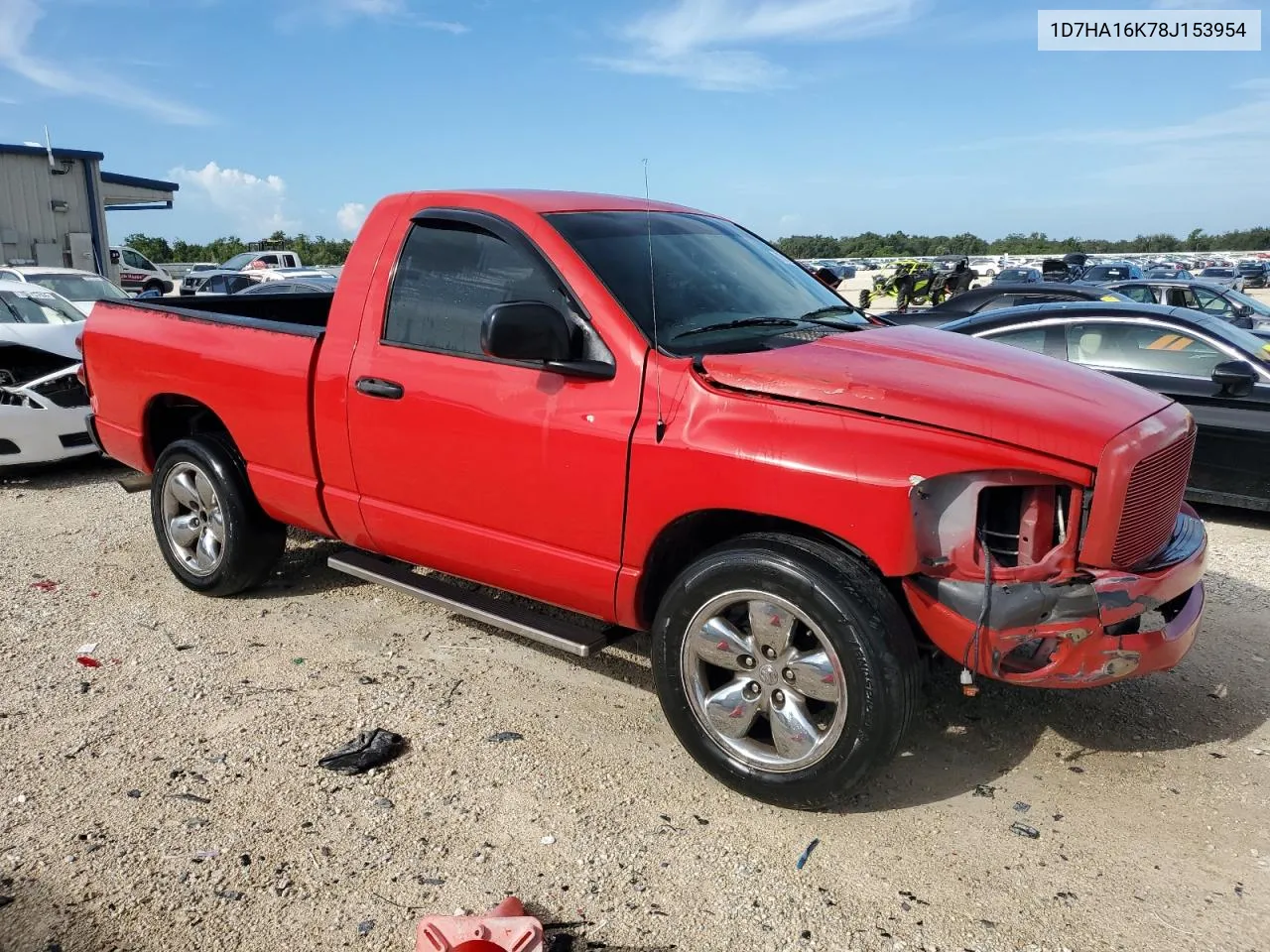 2008 Dodge Ram 1500 St VIN: 1D7HA16K78J153954 Lot: 70517214