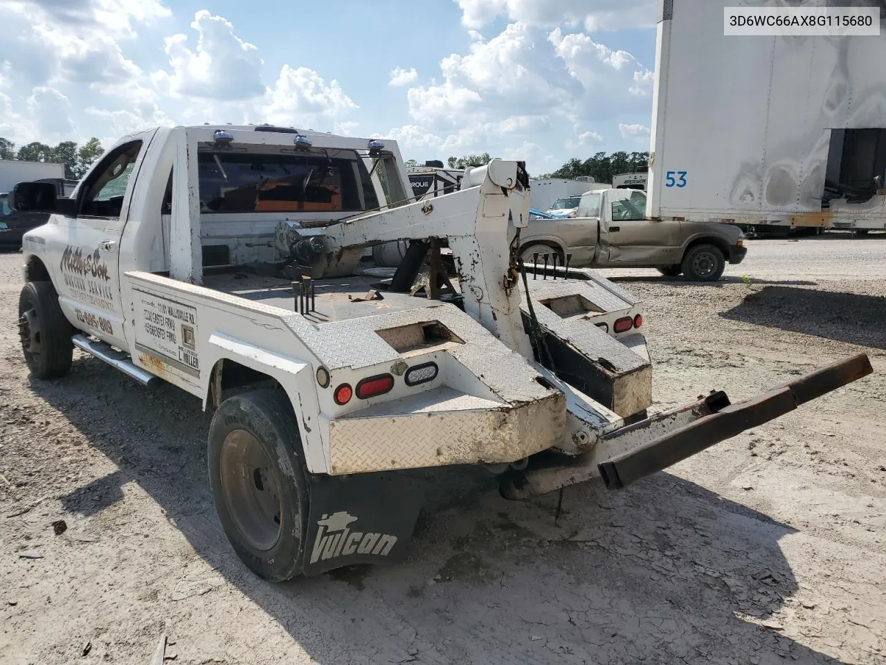 2008 Dodge Ram 4500 St VIN: 3D6WC66AX8G115680 Lot: 70645834