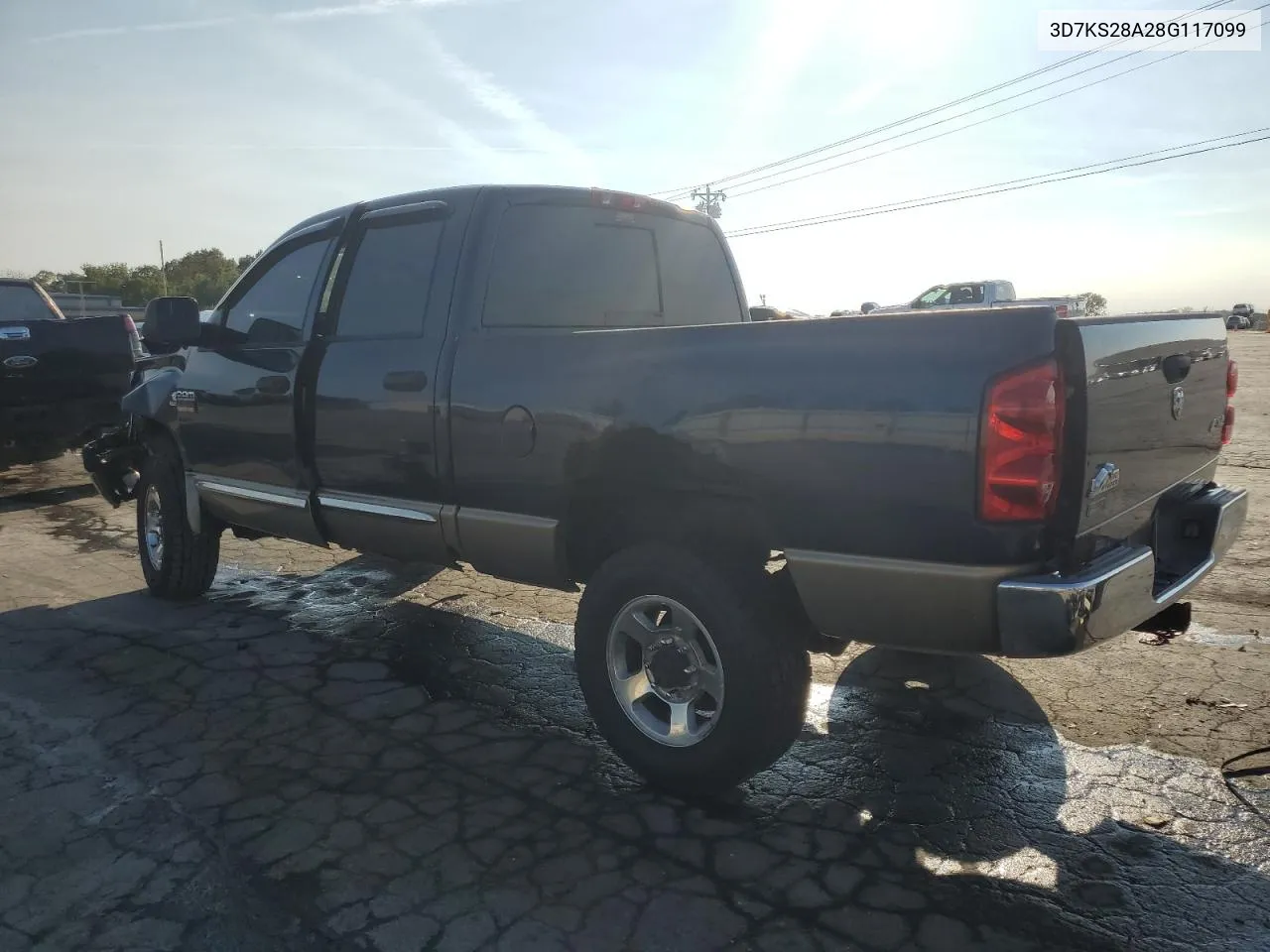 2008 Dodge Ram 2500 St VIN: 3D7KS28A28G117099 Lot: 70864524