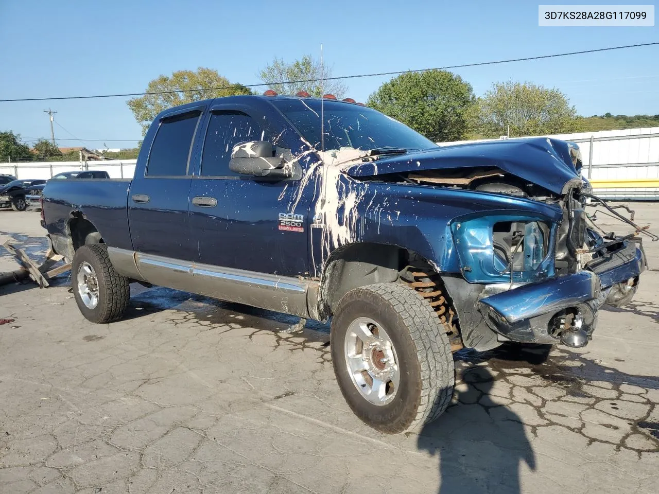 2008 Dodge Ram 2500 St VIN: 3D7KS28A28G117099 Lot: 70864524