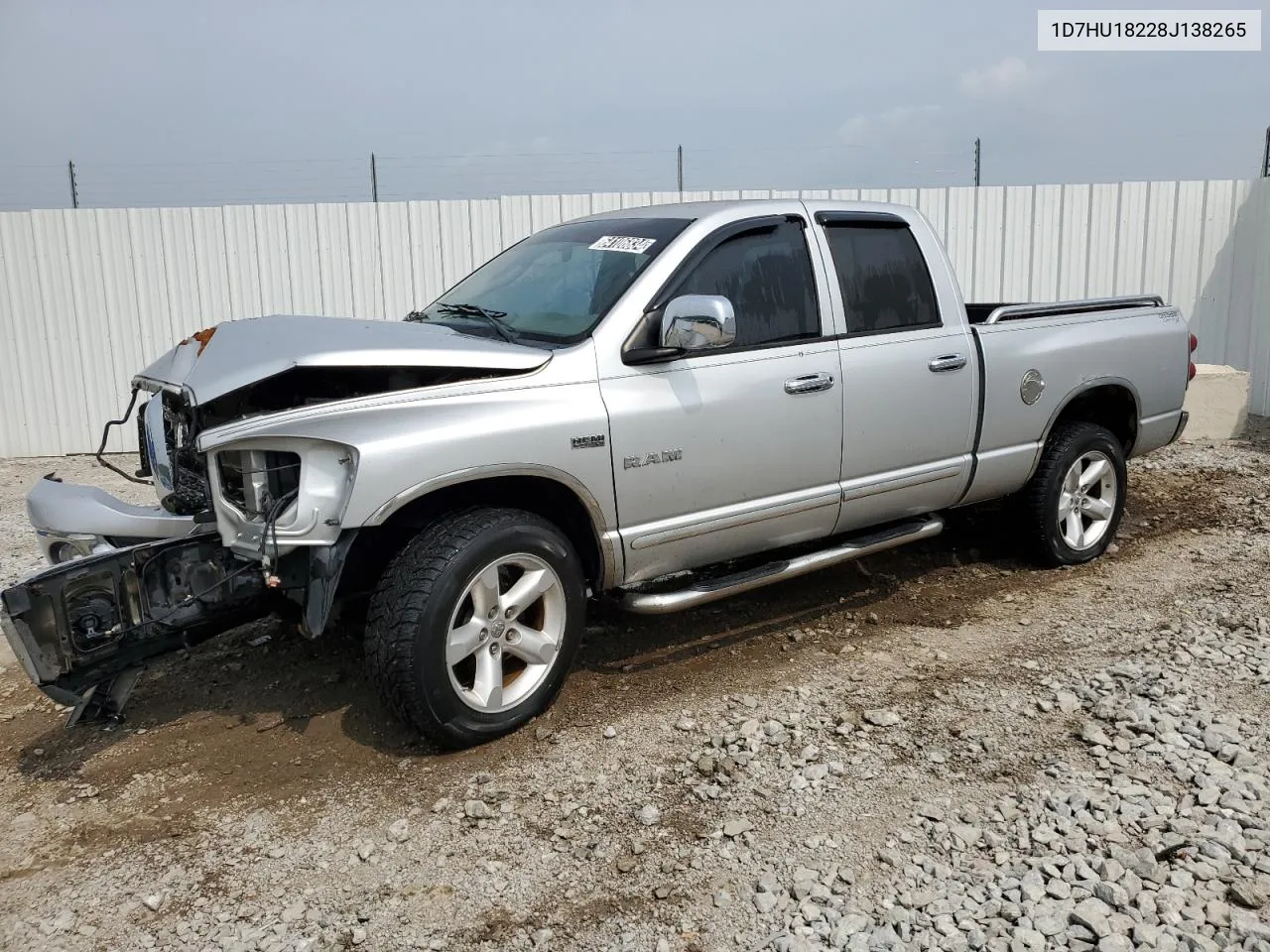 2008 Dodge Ram 1500 St VIN: 1D7HU18228J138265 Lot: 70914764