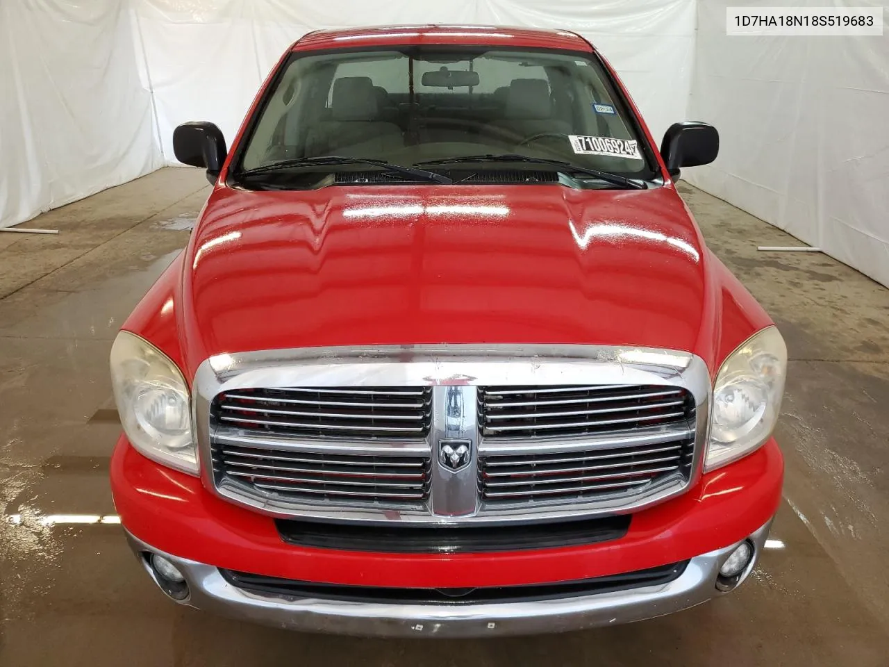 2008 Dodge Ram 1500 St VIN: 1D7HA18N18S519683 Lot: 71006924