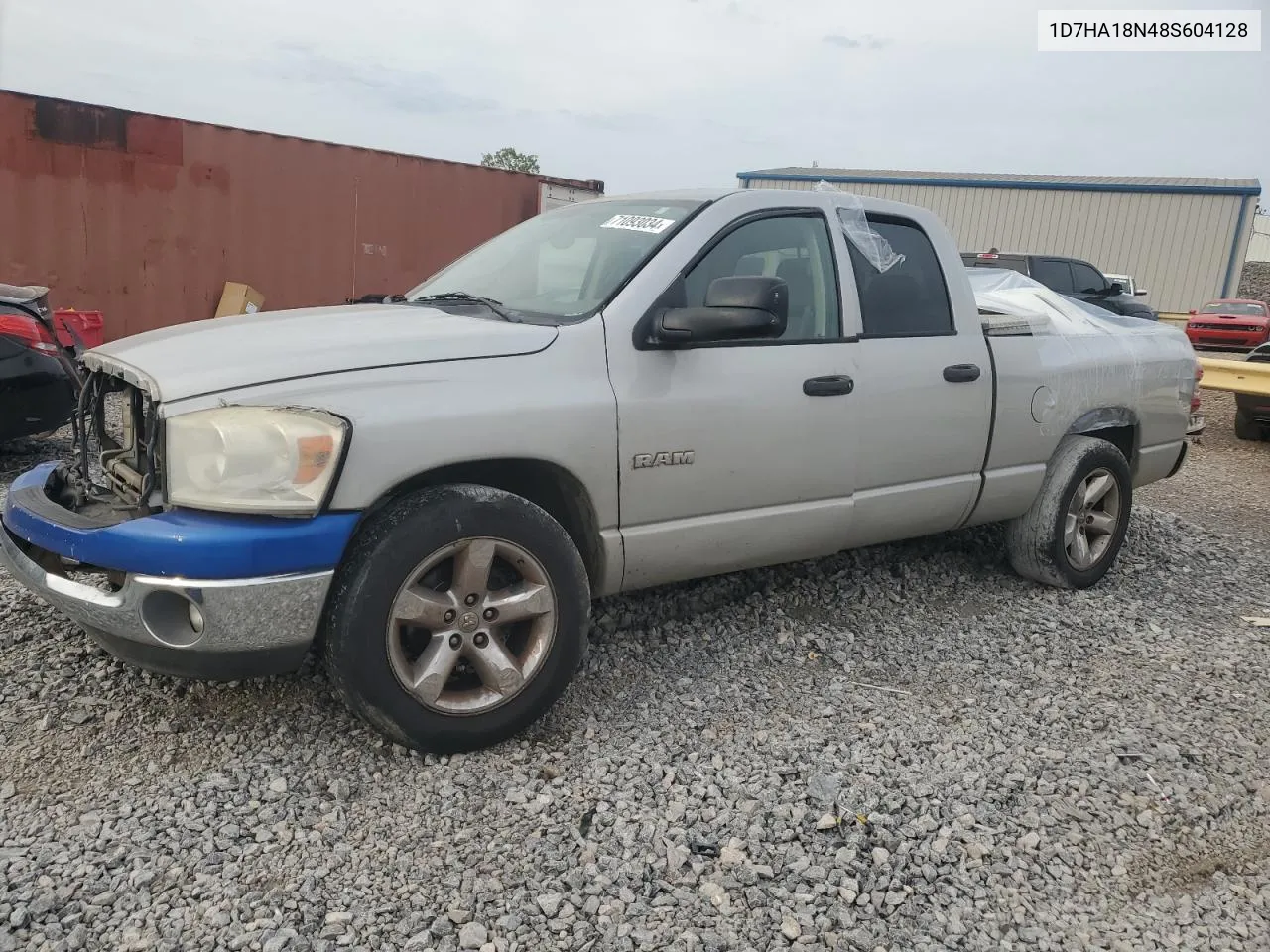 2008 Dodge Ram 1500 St VIN: 1D7HA18N48S604128 Lot: 71093034