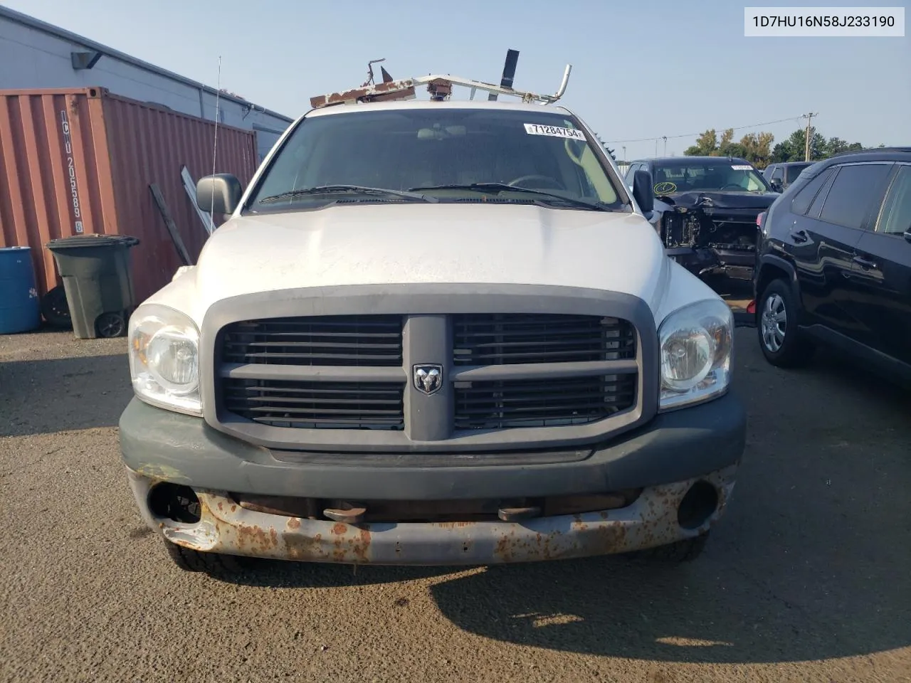 2008 Dodge Ram 1500 St VIN: 1D7HU16N58J233190 Lot: 71284754